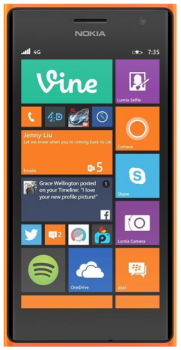 Nokia 735 Lumia Orange Nokia 735 Lumia Orange